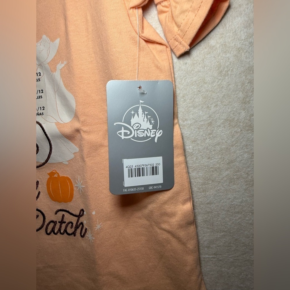 Disney Store Exclusive Cinderella Magical Pumpkin Patch Girl's 11/12 Tshirt,NWT - Picture 7 of 11